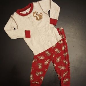 🐒 Monkey Jammies (18m)